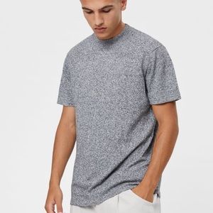 Bershka Short sleeve T-shirt with high neck